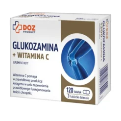 DOZ Product Glukozamina + Witamina C, tabletki powlekane, 120 szt.