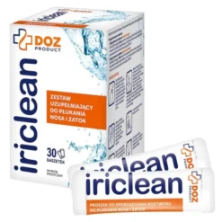 DOZ PRODUCT Iriclean, zestaw uzupełniający do płukania nosa i zatok, 30 saszetek