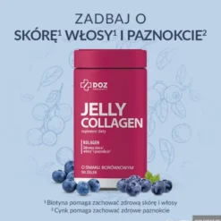 DOZ Product Jelly Collagen, żelki, smak borówkowy, 50 szt.