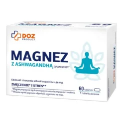 DOZ Product Magnez z Ashwagandhą, tabletki powlekane, 60 szt.