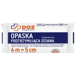 DOZ PRODUCT Opaska podtrzymująca dziana, 4 m x 5 cm, 1 szt.