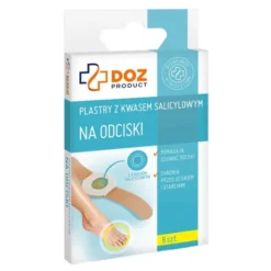 DOZ PRODUCT Plastry na odciski z kwasem salicylowym, 8 szt.