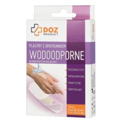 DOZ PRODUCT Plastry z opatrunkiem, wodoodporne, 10 szt.