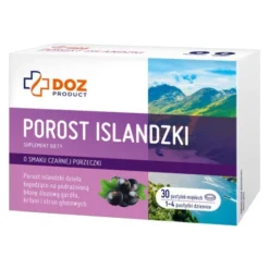 DOZ Product Porost islandzki, pastylki miękkie do ssania, 30 szt.