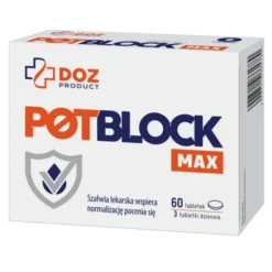 DOZ PRODUCT Potblock Max, tabletki powlekane, 60 szt.