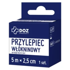 DOZ PRODUCT Uniwersalny przylepiec włókninowy, 5 m x 2,5 cm, 1 szt.