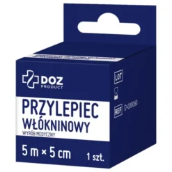 DOZ PRODUCT Uniwersalny przylepiec włókninowy, 5 m x 5 cm, 1 szt.