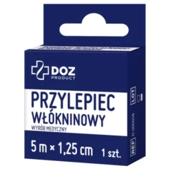 DOZ PRODUCT Uniwersalny przylepiec włókninowy, 5 m x 1,25 cm, 1 szt.