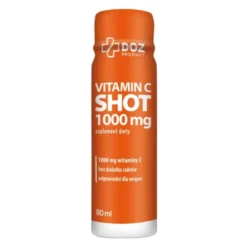 DOZ Product Vitamin C Shot 1000 mg, płyn, smak pomarańczowy, 80 ml