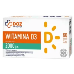 DOZ PRODUCT Witamina D3 2000 j.m., kapsułki, 60 szt.