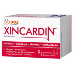 DOZ Product Xincardin, pastyl.do ssania, 12 szt