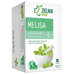 DOZ Zielnik Melisa, zioła w torebkach do zaparzania, 30 szt. x 2 g
