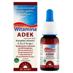 Dr Jacob's Medical, Witamina ADEK, krople, 20 ml
