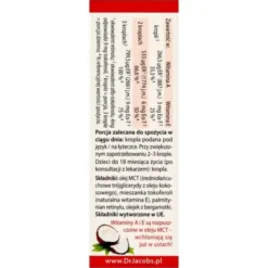 Dr Jacob's, Witamina A + E, krople, 20 ml