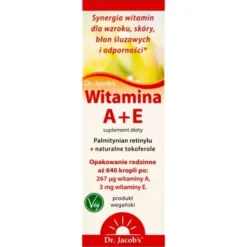 Dr Jacob's, Witamina A + E, krople, 20 ml