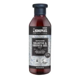 Dr.Konopka's Men, odświeżający szampon i żel pod prysznic 2w1, 280 ml