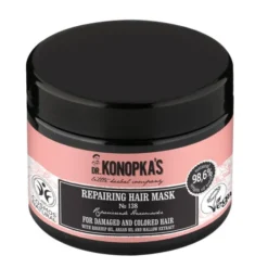 Dr.Konopka's Nº138, maska regenerująca do włosów zniszczonych i farbowanych, 300 ml
