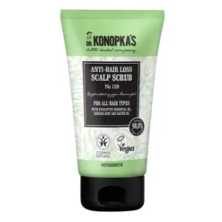 Dr.Konopka's, peeling do skóry głowy przeciw wypadaniu włosów do wszystkich rodzajów włosów, 150 ml