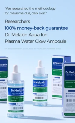 Dr.Melaxin Aqua Ion Plasma Water Glow Ampoule, ampułka nawilżająca, 50ml