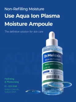 Dr.Melaxin Aqua Ion Plasma Water Glow Ampoule, ampułka nawilżająca, 50ml
