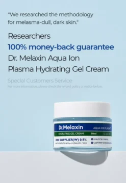 Dr.Melaxin Aqua Ion Plasma WaterHydrating Gel Cream, krem-żel nawilżający, 50 ml