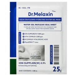 Dr.Melaxin Aqua Ion Plasma Water Hydrating Gel Mask, maska-żel nawilżająca, 5 x 25 g