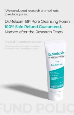 Dr.Melaxin BP Pore Cleansing Foam, oczyszczająca pianka do twarzy z bio-spikulami, 100 ml