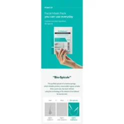 Dr.Melaxin BP Pore Clear Mask Pack, maska oczyszczająca dla skóry z widocznymi porami, 5 x 25 g