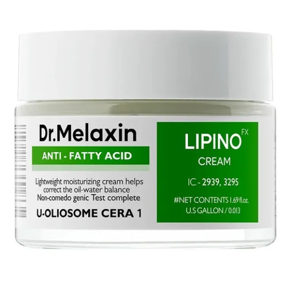 Dr.Melaxin Lipino Cream, lekki krem przeciwkwasowy, 50 ml