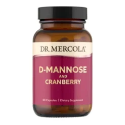 Dr Mercola, D-Mannoza z żurawiną, kapsułki, 60 szt.