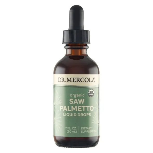 Dr Mercola Saw Palmetto, krople, 60 ml