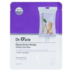 Dr.Oracle Glycyrrhizine Recipe Calming, maska kojąca z kwasem glicyryzynowym, 25 ml