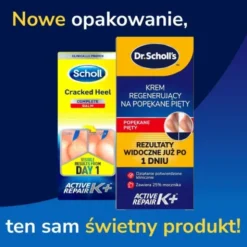 Dr. Scholl's, krem regenerujący na popękane pięty, 120 ml