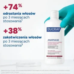 Ducray Anaphase, szampon przeciw wypadaniu włosów, 400 ml