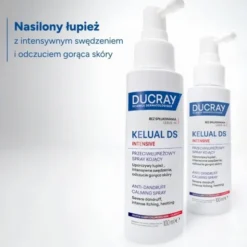 Ducray Kelual DS Intensive, kojący spray przeciwłupieżowy, 100 ml