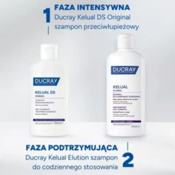 Ducray Kelual Elution, szampon do codziennego stosowania dla skóry głowy skłonnej do łupieżu, 400 ml
