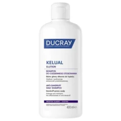 Ducray Kelual Elution, szampon do codziennego stosowania dla skóry głowy skłonnej do łupieżu, 400 ml