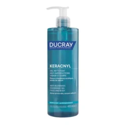 Ducray Keracnyl, żel myjący, 400 ml