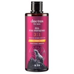 Duetus For Men, energetyzujący żel pod prysznic 3w1, 300 ml