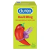 Durex Devil Ring, nakładka wibrująca z wypustkami, 1 szt.