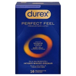 Durex Perfect Feel, prezerwatywy, 16 szt.