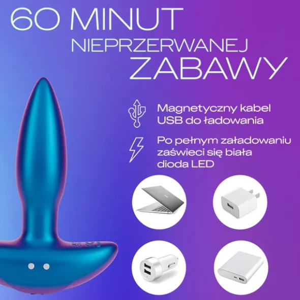 Durex Play Vibrating Butt, wibrująca zatyczka analna, 1 szt.