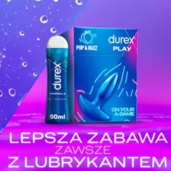 Durex Play Vibrating Butt, wibrująca zatyczka analna, 1 szt.