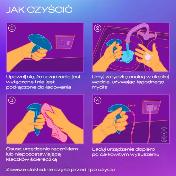 Durex Play Vibrating Butt, wibrująca zatyczka analna, 1 szt.