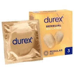 Durex Sensual No Latex, prezerwatywy nielateksowe, 3 szt.
