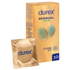 Durex Sensual Slim, prezerwatywy super cienkie, 10 szt.