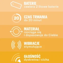 Durex Vibe Ring, nakładka wibracyjna, 1 szt.