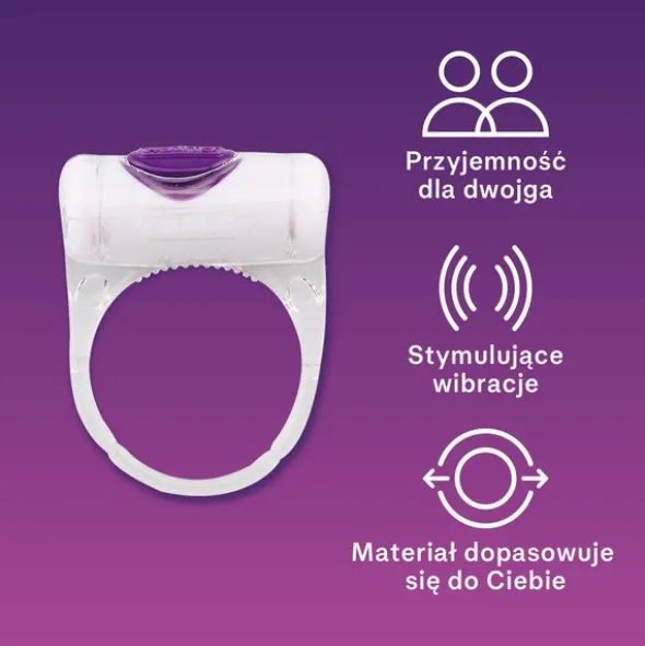 Durex Vibe Ring, nakładka wibracyjna, 1 szt.