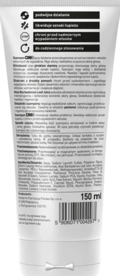 DX2, szampon dla mężczyzn przeciwłupieżowy + przeciw wypadaniu włosów, 150 ml