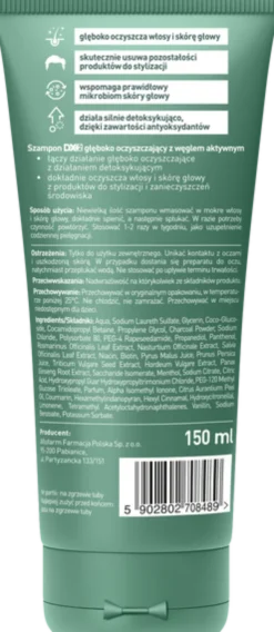 DX2, szampon głęboko oczyszczający dla mężczyzn, 150 ml